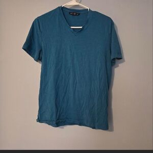 Michael Kors Teal V-Neck T-Shirt